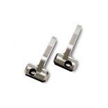 STEERING BLOCKS TITANIUM ANODIZED 6061-T6 ALUMINUM LEFT RIGHT BLOCOS DE DIREÇÃO JATO TRAXXAS TRAX 5536R